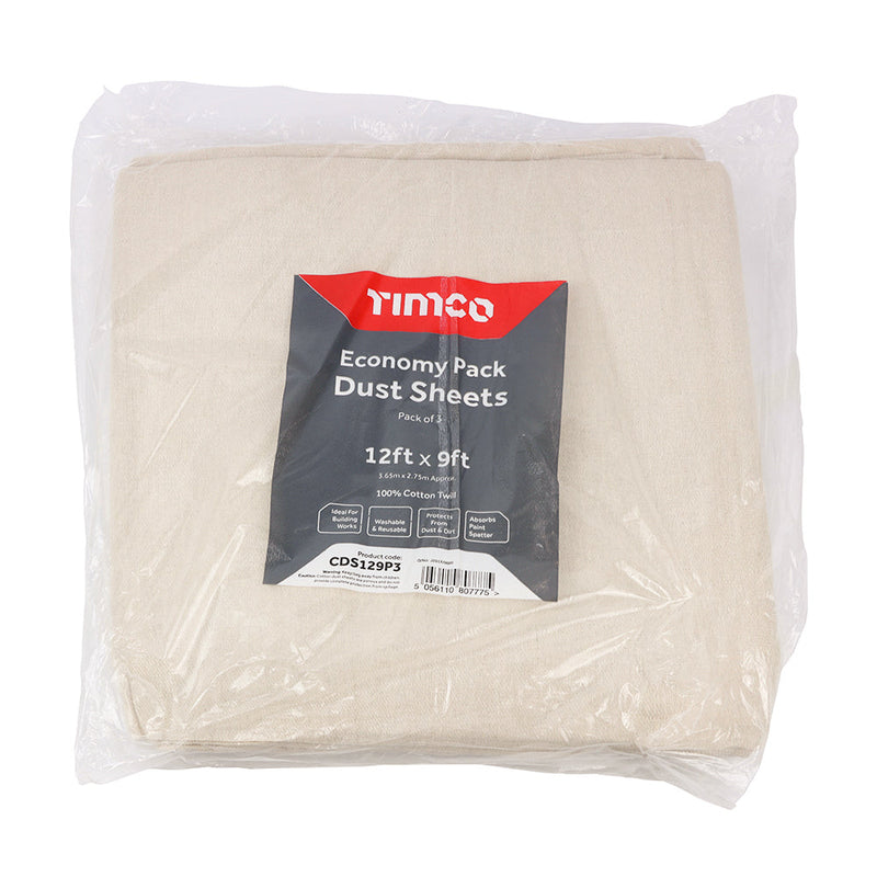 Economy Dust Sheets - 12ft x 9ft