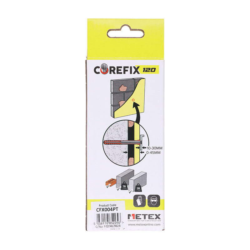 Corefix 120 Dot & Dab Wall Fixing - 5.0 x 120