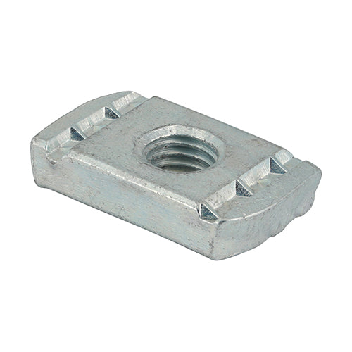 Channel Nuts Without Spring - Zinc - M10