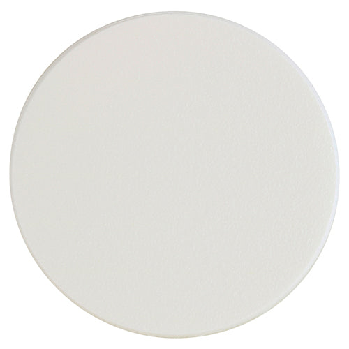 Self-Adhesive Cover Caps - White Matt - 18mm