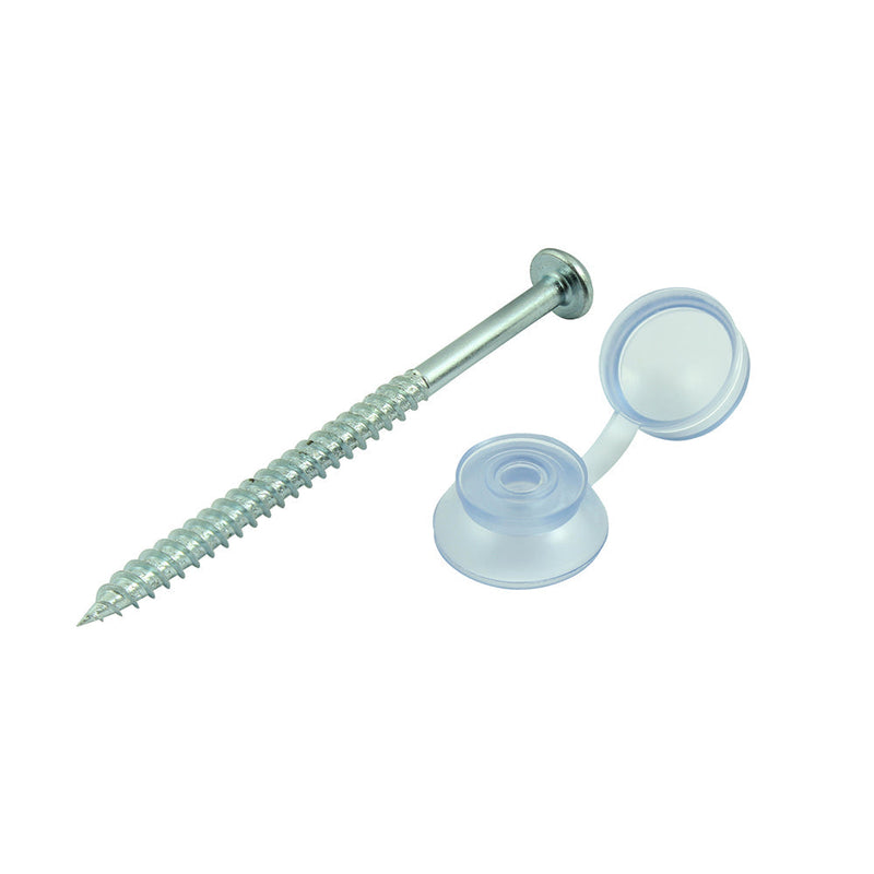 Corrugated Sheet Fixings - Clear - 10 x 3