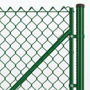Green Chain Link Fence Kit – Straight Run, Complete Installation Set