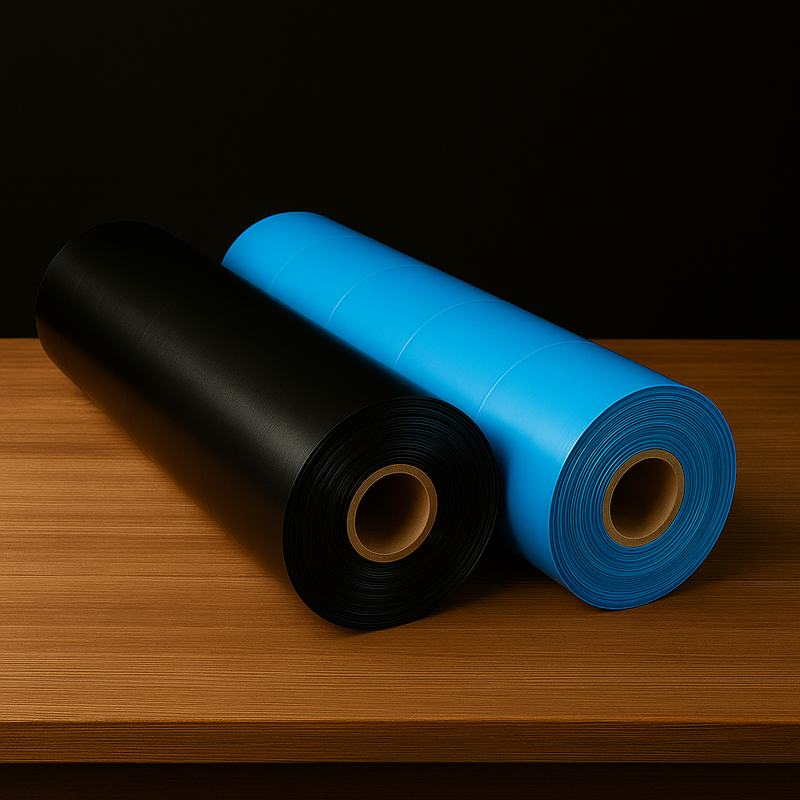 Damp Proof Membrane – Blue Polythene Sheeting, 4m x 25m, 1000 Gauge