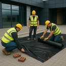 Black Polythene Sheeting – 4m x 25m, 250 Gauge Heavy-Duty Roll