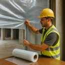 Clear Polythene Sheeting – 4m x 25m, 1000 Gauge Extra Heavy-Duty Roll