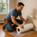 Clear Polythene Sheeting – 4m x 50m, 500 Gauge Medium-Duty Roll