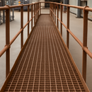 Self Colour Steel Grating – Open Mesh for Platforms & Walkways