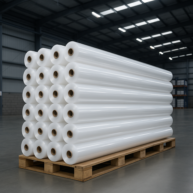 Clear Polythene Sheeting – 4m x 50m, 500 Gauge Medium-Duty Roll