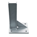 Crash Barrier Post – Bolt-Down Galvanised Upright for Surface Mounting