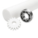 Delrin Rod – White Acetal, 100mm to 130mm Diameter, 1000mm Length