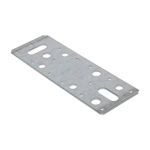 Flat Connector Plates - Galvanised - 62 x 180