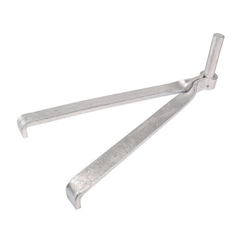 Gate Hooks To Build - Double Brick - Hot Dipped Galvanised - 16mm