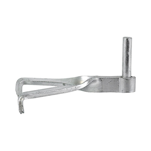 Gate Hooks To Build - Single Brick - Hot Dipped Galvanised - 19mm