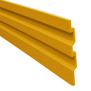 GRP Kick Plate – 150mm High Toe Rail, 6000mm Length (Yellow or Grey)