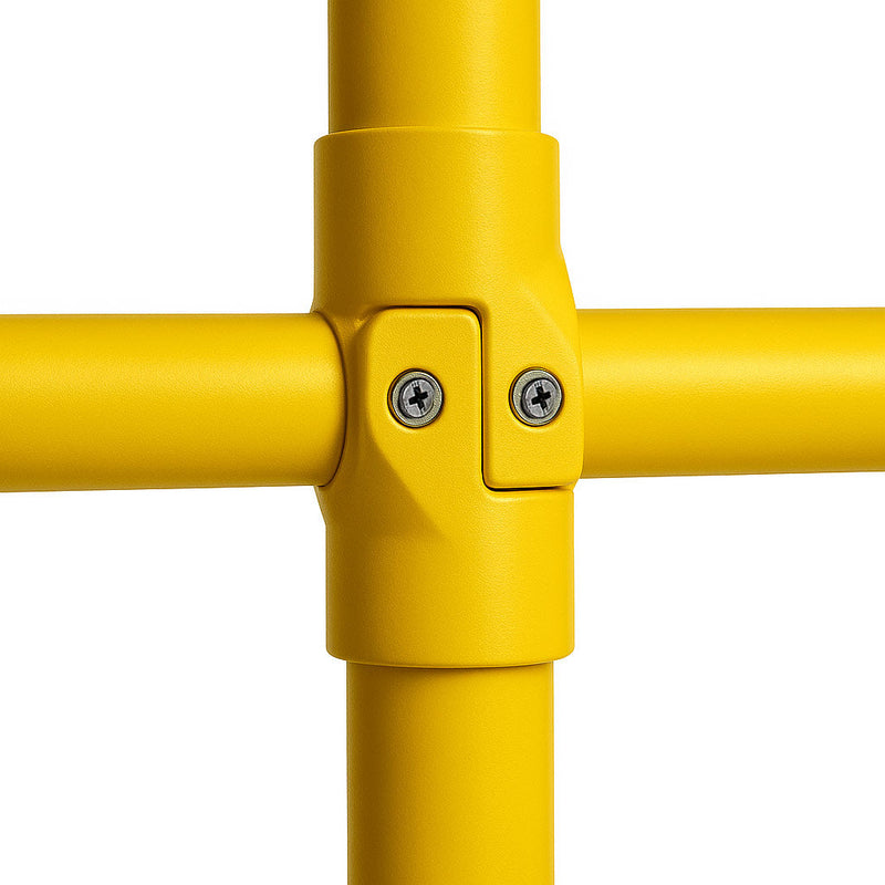 GRP P Joint – Adjustable Clamp for 50mm Handrail Tube, Yellow