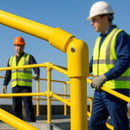 GRP Universal Joint Connector – Yellow, Variable Angle for 50mm Tube