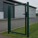 Green Single Garden Gate – PVC-Coated Steel, Durable Outdoor Access