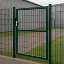Green Single Garden Gate – PVC-Coated Steel, Durable Outdoor Access