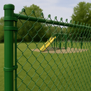 Green PVC Coated Chain Link Fence Heavy Duty – 2400mm (8ft) Galvanized Steel Roll