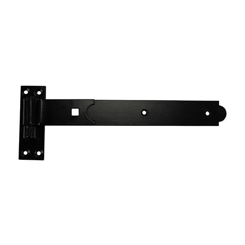 Pair of Straight Band & Hook On Plates - Black - 250mm