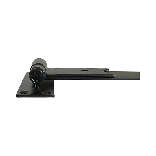 Pair of Straight Band & Hook On Plates - Black - 400mm