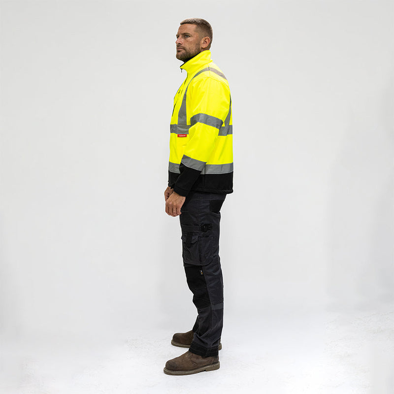 Hi-Visibility Softshell Jacket - Yellow - XXX Large