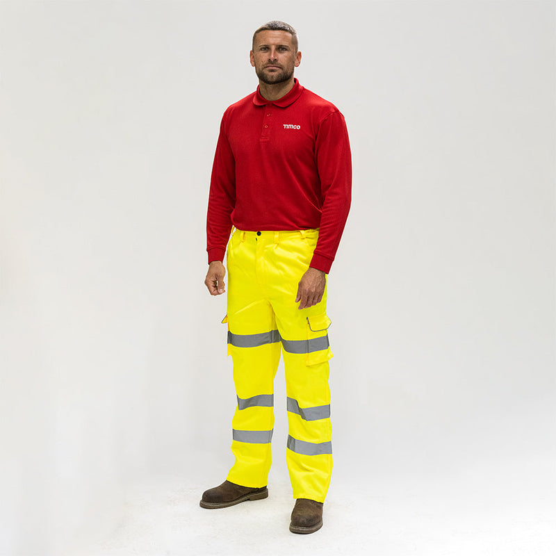 Hi-Visibility Executive Trousers - Yellow - XXX Large