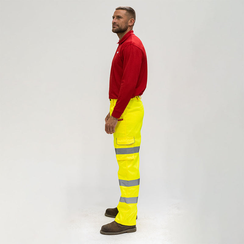 Hi-Visibility Executive Trousers - Yellow - XXX Large