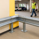 Crash Barrier Internal Corner – Galvanised 90° Beam Connector