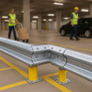 Crash Barrier Internal Corner – Galvanised 90° Beam Connector