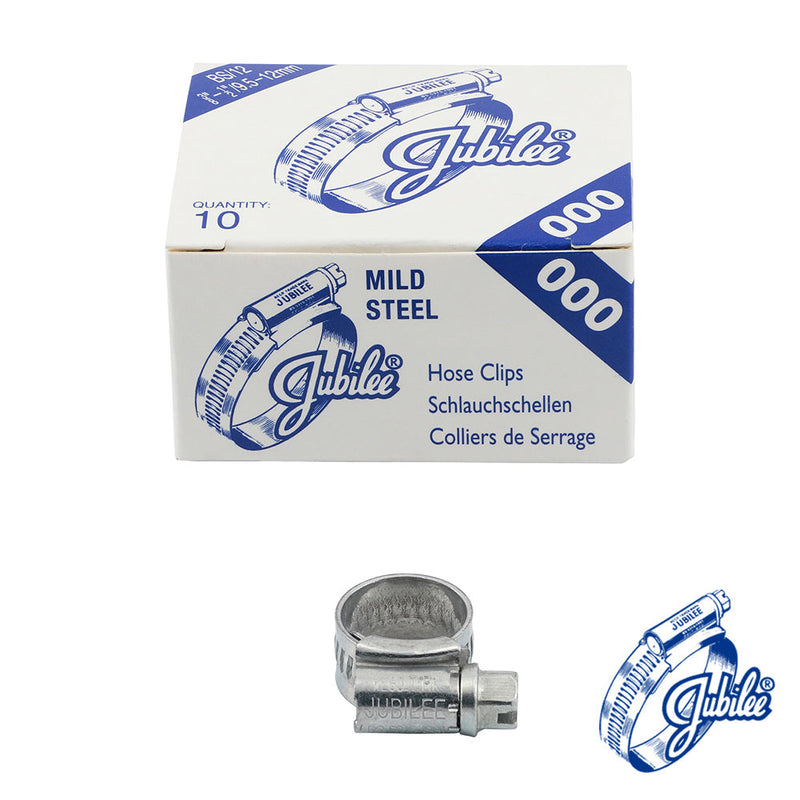 Jubilee Clip Mild Steel - 000MS - 9.5 - 12mm