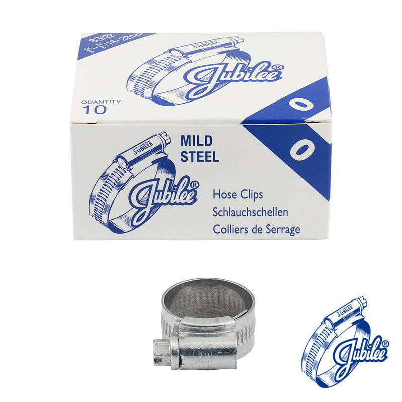 Jubilee Clip Mild Steel - 0MS - 16 - 22mm