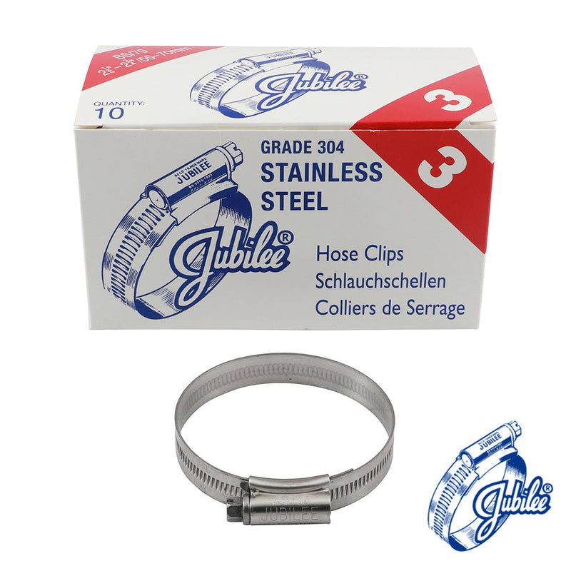 Jubilee Clip Stainless Steel - 3SS - 55 - 70mm