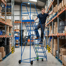 Knock Down Warehouse Steps – 300kg – Collapsible – Anti-Slip Platform – Industrial Steps