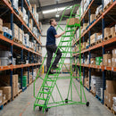 Knock Down Warehouse Steps – 300kg – Collapsible – Anti-Slip Platform – Industrial Steps