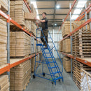 Knock Down Warehouse Steps – 300kg – Collapsible – Anti-Slip Platform – Industrial Steps