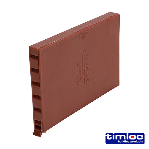 Timloc Cavity Wall Weep Vent - Brown - 1143BR - 65 x 10 x 100
