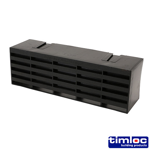 Timloc Airbrick - Plastic - Black - 1201ABBL - 215 x 69 x 60