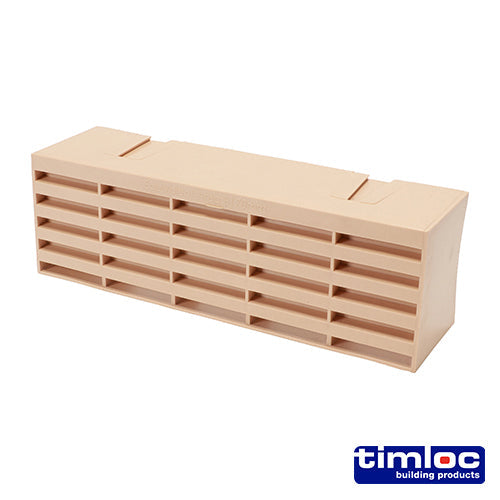 Timloc Airbrick - Plastic - Buff - 1201ABBU - 215 x 69 x 60