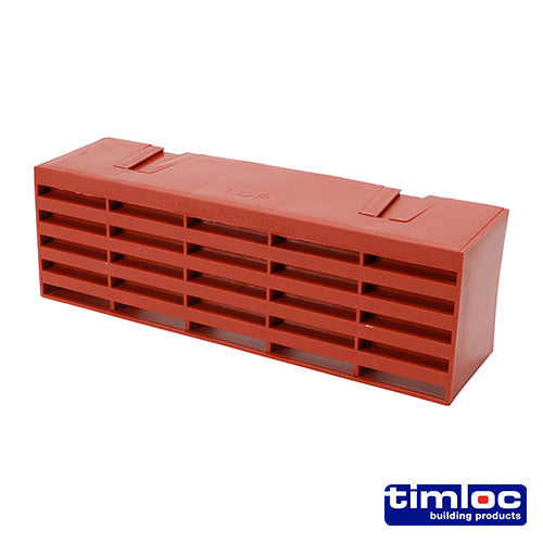 Timloc Airbrick - Plastic - Terracotta - 1201ABTE - 215 x 69 x 60
