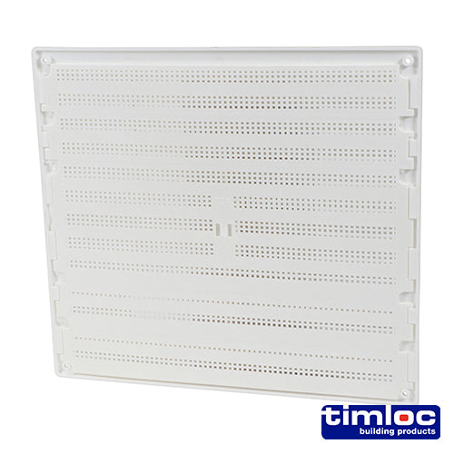 Timloc Internal Plastic Hit and Miss Louvre Mini Grille Vent - White - 1219W - 166 x 85