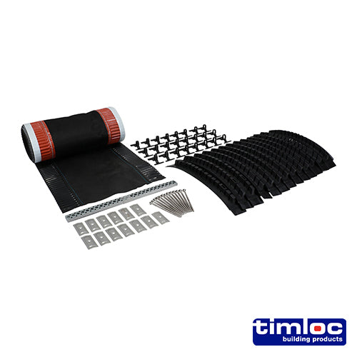 Timloc Roll Out Dry Fix Ridge Kit - Black - 54700 - 6m