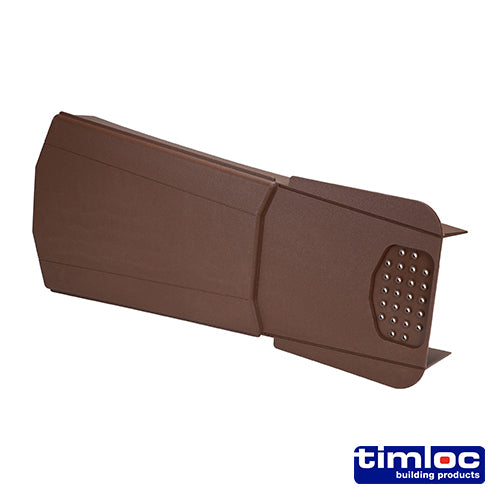 Timloc Ambi-Verge Universal Dry Fix Verge System - Brown - 99142 - 420 x 140/170