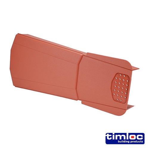 Timloc Ambi-Verge Universal Dry Fix Verge System - Terracotta - 99144 - 420 x 140/170