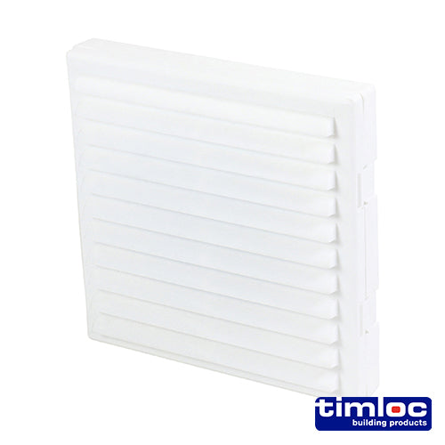 Timloc Aero Core Through-Wall Vent High Rise and Baffle - Terracotta - ACV7HRTE - 127 x 350