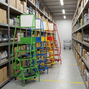 Lightweight Warehouse Steps – 300kg Capacity – 17kg – Anti-Slip Platform – Steel Safety Steps