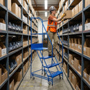 Lightweight Warehouse Steps – 300kg Capacity – 17kg – Anti-Slip Platform – Steel Safety Steps