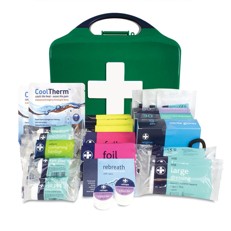 Workplace First Aid Kit - British Standard Compliant - Medium