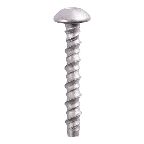 Multi-Fix Masonry Bolts - Pan - Exterior - Silver - 8.0 x 60/M10