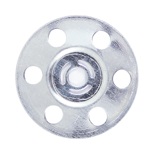 Metal Insulation Discs - Galvanised - 35mm